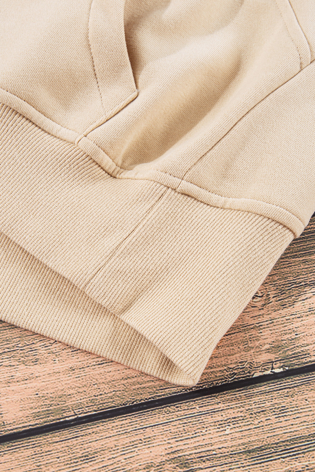 Sea Green Fleece Lined Zip Up Stand Collar Thumbhole Sleeve Sweatshirt