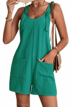 Load image into Gallery viewer, Adjustable Straps Pocketed Textured Romper
