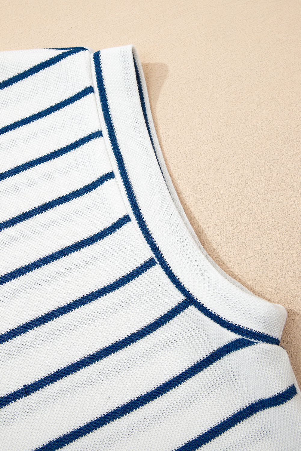 Sail Blue Casual Wide Leg 2pcs Pants Set