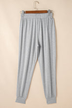 Load image into Gallery viewer, Light Grey Split Long Cardigan and Skinny Pants Lounge Set
