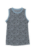 Load image into Gallery viewer, Leopard Print Round Neck Tank Top
