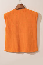 Load image into Gallery viewer, Orange Textured Tank Top and Wide Leg Pants Set
