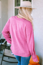 Load image into Gallery viewer, Gray Exposed Seam Twist Open Back Oversized Sweatshirt
