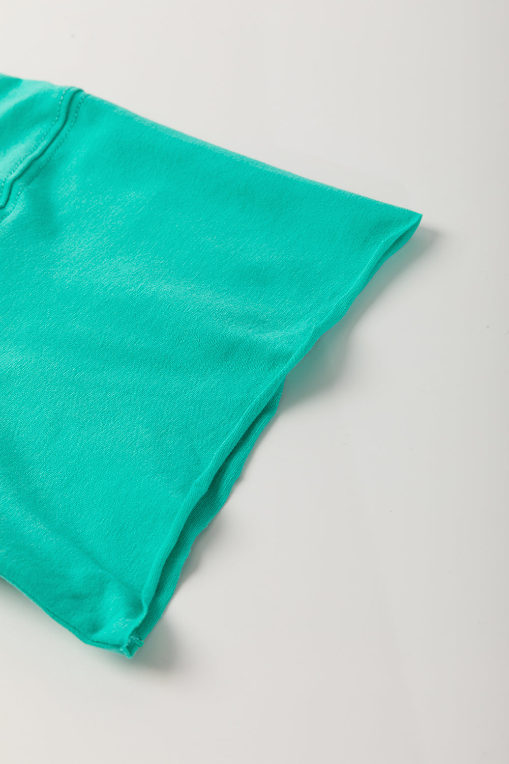 Medium Grey Lace Bow Raw Edge Drop Shoulder Casual T Shirt