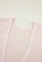 Load image into Gallery viewer, Jet Stream Hollowed Crochet Drop Shoulder Open Front Cardigan
