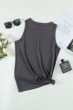 Load image into Gallery viewer, Gray CHILL Graphic Print Tank Top
