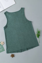 Load image into Gallery viewer, Mist Green V Neck Ruched Tank Top
