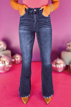 Load image into Gallery viewer, Wild Wind Medium Wash High Waist Split Flared Jeans
