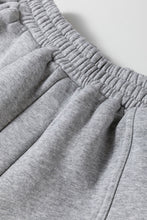 Load image into Gallery viewer, Gray Solid Exposed Seams Hoodie and Joggers Activewear Set
