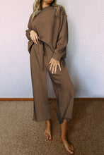 Load image into Gallery viewer, Apricot Ultra Loose Textured 2pcs Slouchy Outfit
