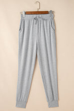 Load image into Gallery viewer, Light Grey Split Long Cardigan and Skinny Pants Lounge Set
