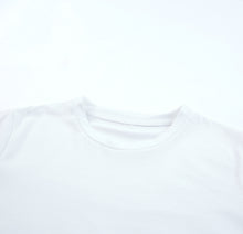 Load image into Gallery viewer, White Solid Color Crew Neck Tee
