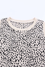 Load image into Gallery viewer, Leopard Print Round Neck Tank Top
