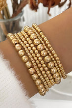 Load image into Gallery viewer, Gold 7pcs/Set Minimalist Beaded Luxury Bracelet Set
