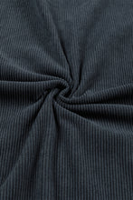 Load image into Gallery viewer, Smoke Gray Ribbed Corduroy Oversized Sweatshirt
