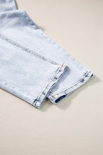 Load image into Gallery viewer, Beau Blue Acid Wash Straight Jeans
