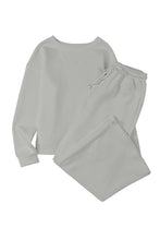 Load image into Gallery viewer, Apricot Ultra Loose Textured 2pcs Slouchy Outfit
