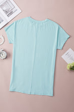 Load image into Gallery viewer, Gray Side Pockets Short Sleeve Tunic Top
