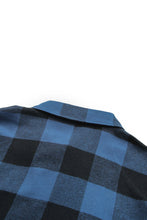 Load image into Gallery viewer, Green Turn-down Collar Plaid Shirt Coat
