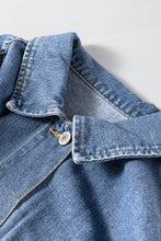 Load image into Gallery viewer, Wild Wind Washed Oversize Pocketed Denim Jacket
