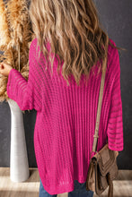 Load image into Gallery viewer, Khaki Hollow-out Bracelet Sleeve Knit Cardigan
