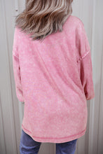 Load image into Gallery viewer, Orchid Petal Mineral Wash Drop Shoulder Pullover Sweatshirt
