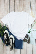 Load image into Gallery viewer, White Solid Color Crew Neck Tee
