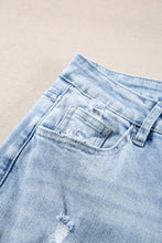 Load image into Gallery viewer, Beau Blue Light Wash Distressed Flare Jeans
