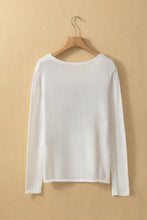 Load image into Gallery viewer, White COFFEE BEACH REPEAT Graphic Sweater
