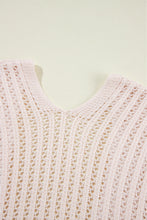 Load image into Gallery viewer, Jet Stream Hollowed Crochet Drop Shoulder Open Front Cardigan
