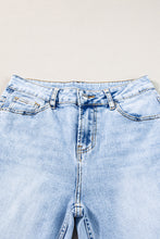 Load image into Gallery viewer, Beau Blue Acid Wash Straight Jeans
