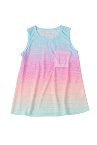 Multicolor Ombre Tank Top