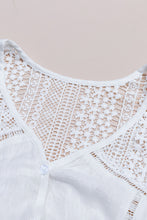 Load image into Gallery viewer, White The Du Jour Crochet Blouse
