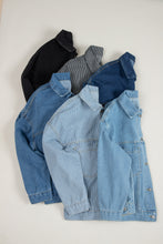 Load image into Gallery viewer, Wild Wind Washed Oversize Pocketed Denim Jacket
