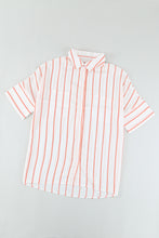 Load image into Gallery viewer, Blue Pocketed Striped Shirt
