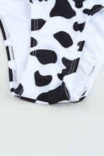 Load image into Gallery viewer, Cow Animal Print One-piece Swimsuit
