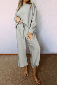 Apricot Ultra Loose Textured 2pcs Slouchy Outfit