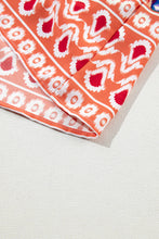 Load image into Gallery viewer, Pink Bohemian Print Tie Neck Ruffle Hem Short Dress
