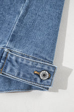 Load image into Gallery viewer, Wild Wind Washed Oversize Pocketed Denim Jacket
