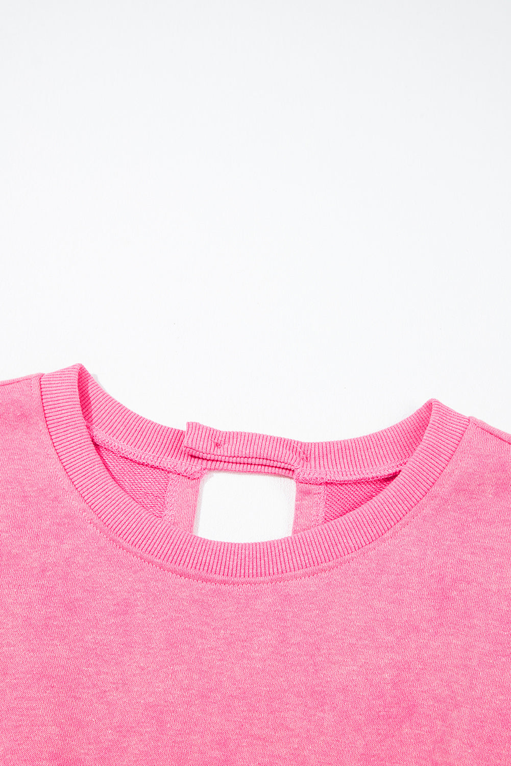 Mist Blue Mineral Wash Drawstring Waist Hollow Out Back Short Sleeve Romper