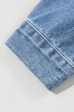 Load image into Gallery viewer, Wild Wind Washed Oversize Pocketed Denim Jacket
