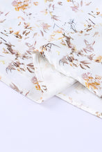 Load image into Gallery viewer, Beige Floral Print Drape Front Tank Top
