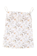 Load image into Gallery viewer, Beige Floral Print Drape Front Tank Top
