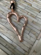 Load image into Gallery viewer, Boho Multi Black Cord Necklace Heart Pendant Gold Free Shipping!
