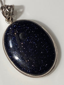 Natural Sandstone Pendant Sterling Silver Jewelry. 18" free Chain. Free shipping !!*.*!!