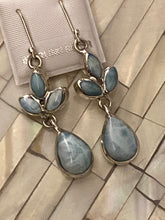 Load image into Gallery viewer, Larimar &amp; Sterling Silver Dangling Earrings..Free Shipping!!
