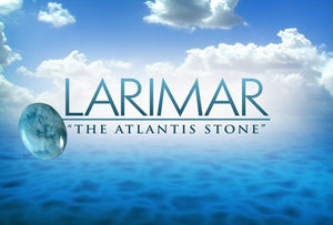 Sun Pendant Larimar "the Atlantis Gemstone" 925 Sterling Silver